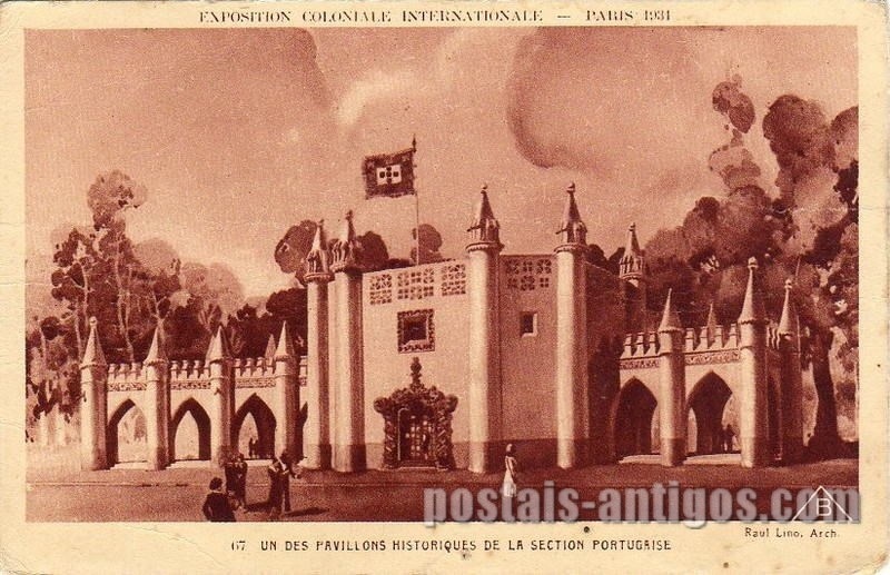 Exposição Colonial Internacional - Paris, 1931 - Un pavillon historique de la section Portugaise