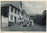 Bilhete postal ilustrado de Funchal, descida do Monte, n°2, Madeira | Portugal em postais antigos 