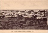Bilhete postal de Faro: Lado Oriental - Panorama n°2 | Portugal em postais antigos