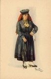 Bilhete postal por Alberto Souza: Costume de Avintes | Portugal em postais-antigos.com