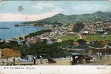 Bilhete postal ilustrado da vista geral de Funchal, Madeira | Portugal em postais antigos 