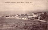 Postais antigos de Bragança: Estação do caminho de ferro, lado da gare | Portugal em postais antigos