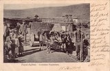 Bilhete postal dos Costumes Faialenses, carro de bois, Faial | Portugal em postais antigos 