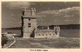 Bilhete postal antigo de Lisboa , Portugal: Torre de Bélem - 181