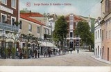 Bilhete postal ilustrado do ​Largo Rainha D. Amelia, Sintra | Portugal em postais antigos 