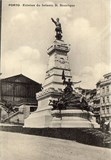 Postal antigo de Porto, Portugal: Estátua do Infante D. Henrique​ | Portugal em postais antigos
