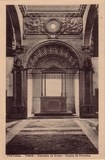 Bilhete postal ilustrado da Capela do Cruzeiro no Convento de Cristo, Tomar | Portugal em postais antigos