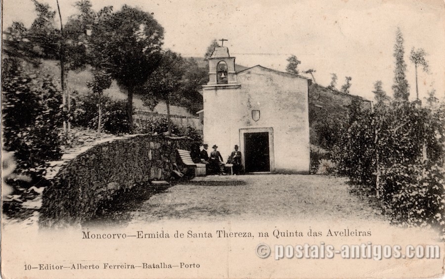 Bilhete postal ilustrado de Moncorvo - Ermida de Santa Thereza, na Quinta das Avelleiras
