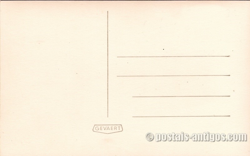 Verso do bilhete postal : Desembarque de Sua Alteza na ponte d'Alfandega