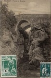 Bilhete postal ilutrado de Monção, Ponte do Mouro | Portugal em postais antigos