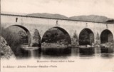 Bilhete postal ilustrado de Moncorvo - Ponte sobre o Sabor